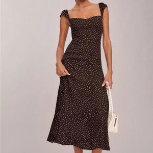 Reformation Bryson Dress Brown - Size 4